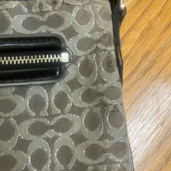 Coach Gray and Black Women's small crossbody - Picture 8 of 16